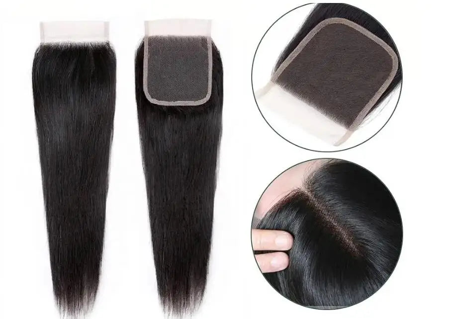 Straight & Body Wave HD Transparent Lace Frontal | 13x4 & 4x4 Lace Closure | Pre-Plucked Human Hair