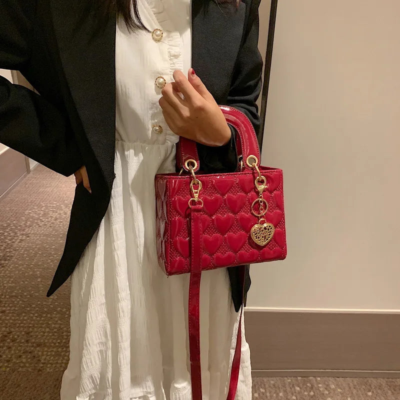 Handbag Women Brand Luxury Totes | High Quality Fashion Classic Quilted Square Handle Bag & Women's Crossbody Shoulder Bags