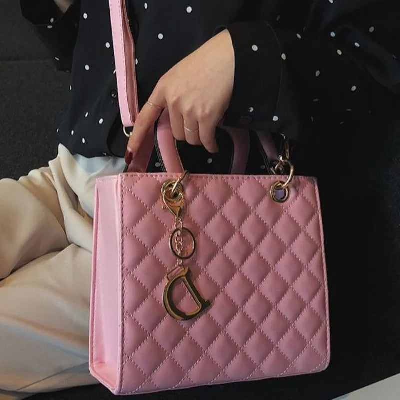 Luxury Lingge Chain Tote Bag | Women's Fashion Shoulder & Crossbody Handbag