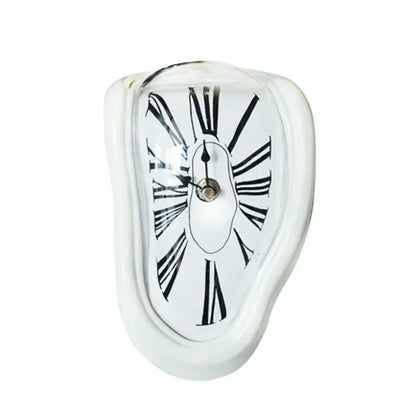 2026 New Novel Surreal Melting Distorted Wall Clocks Surrealist Salvador Dali Style Wall Decororation Home Garden Clock