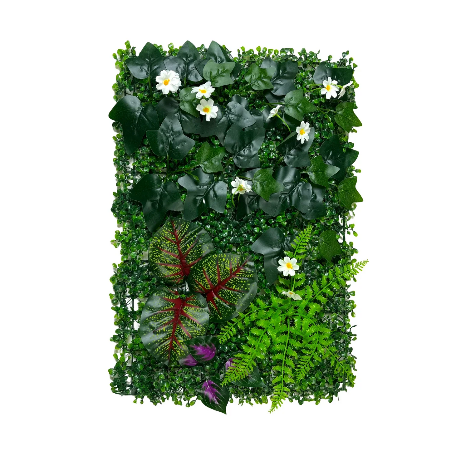 1pc Grass Wall Panels,3D Mixed Grass Wall Backdrop,Greenery Wall Panels,Artificial Hedge Grass Wall Fence Privacy Screen