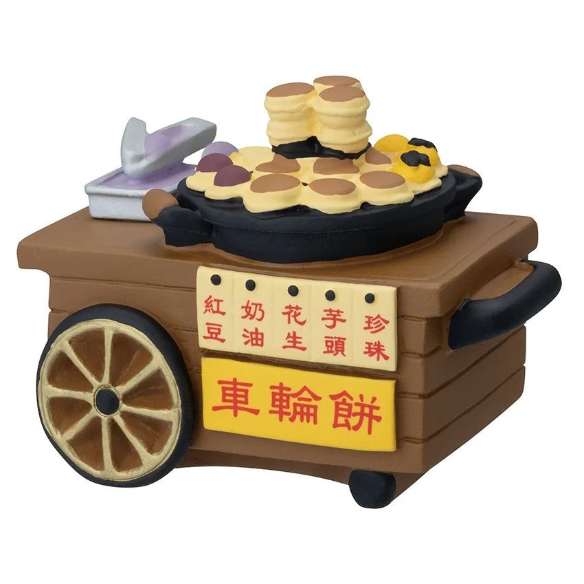 ZAKKA Ornaments Night Market Girl Barbecue Stand Scene Decoration Shooting Props Miniature Resin Cat Birthday Gift Collection