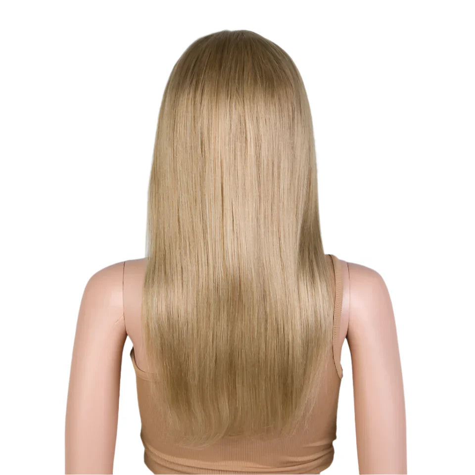 Golden Blonde #30 Straight T-Part Lace Front Wig | Indian Remy Human Hair