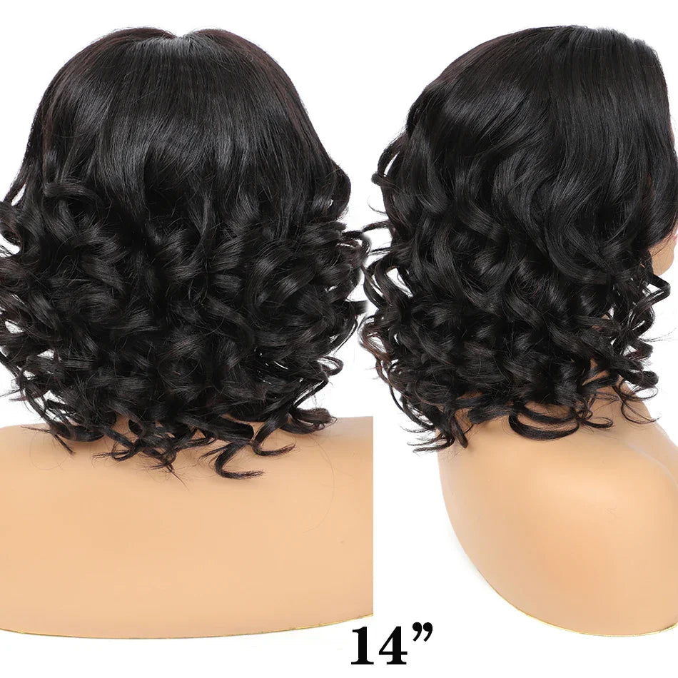 Vietnamese | 100% Human Hair | Bouncy Body Wave | HD Transparent Lace | Glueless | Wear And Go | Pre Plucked | Lace Closure Wigs