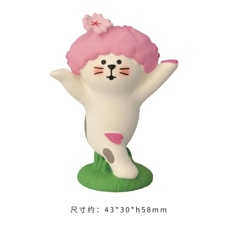 Spring-flowering Scene Decorate Home Decoration Garden Farm Scene Series Bookshelf Decoration Set Children's Toy Doll Ornaments