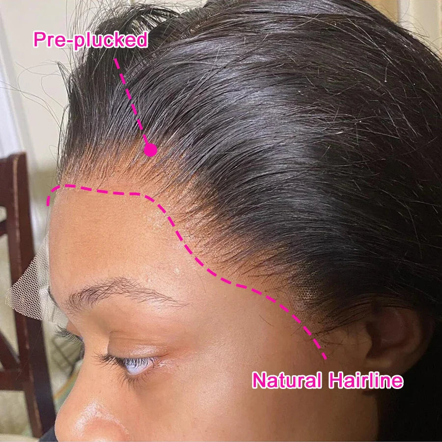 Wear & Go HD Transparent Lace Wig | 13x4 Lace Front & 5x5 Lace Closure | Glueless Straight Remy Human Hair