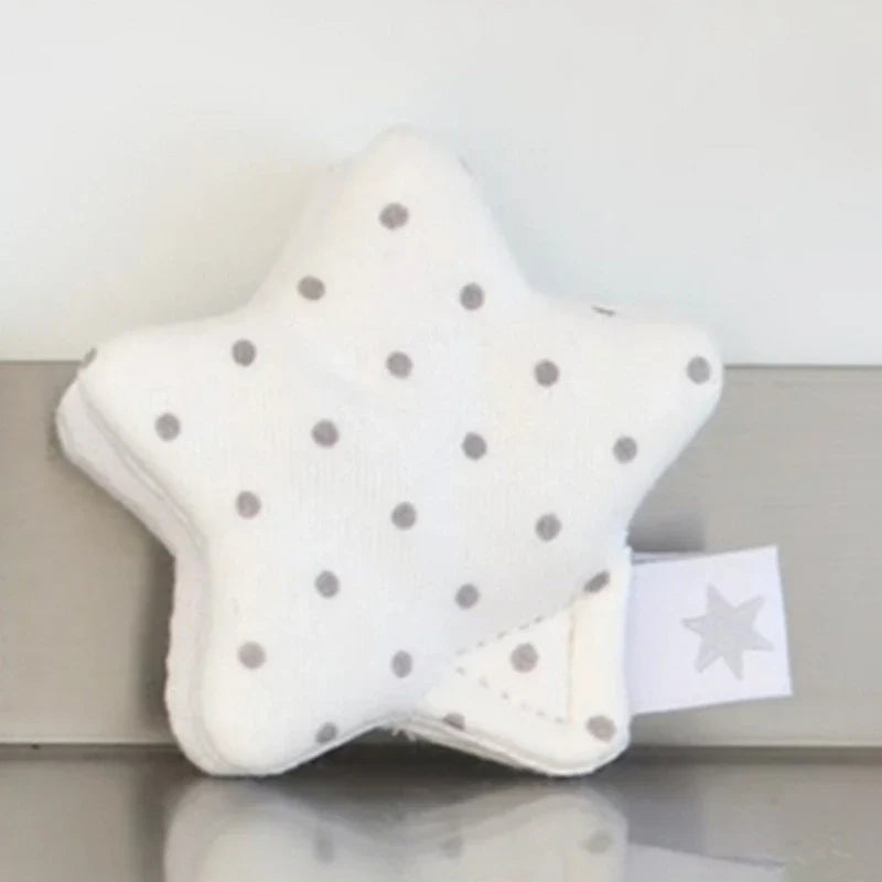 Y2k Japanese Earphone Decoration Accessories Handmade Fabric Star Wave Point Earphone Storage Bag Data Cable Organizer