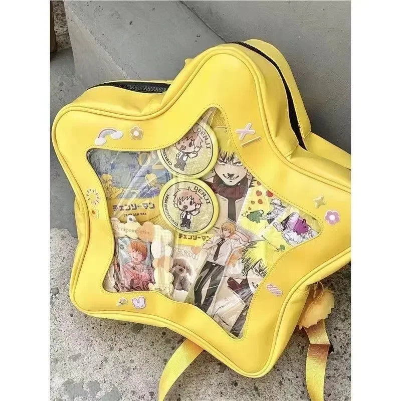 Original Cute Kawaii Ita Bag | Anime Five Pointed Star Two-dimensional Crossbody Bag &amp; Street Fashion Ulzzang Shoulder Bag