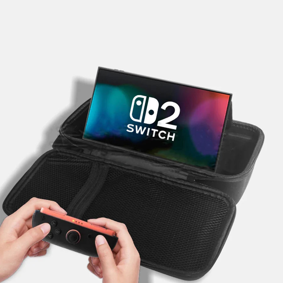 New For Nintendo Switch 2 Storage Bag with OLED Protective Cover | Large Capacity Portable Hard Shell Bracket Bag