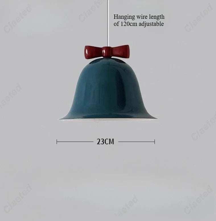 European Modern Simple LED Bell Chandelier Living Room Dining Room Bar Bedroom Bedside Decorative Lighting