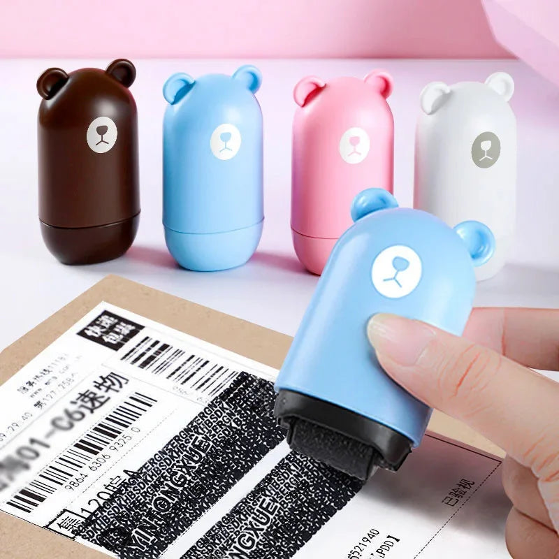 Privacy Protection Roller Stamp! Guards Sensitive Data, Anti-Theft Design for Secure Information Coverage!