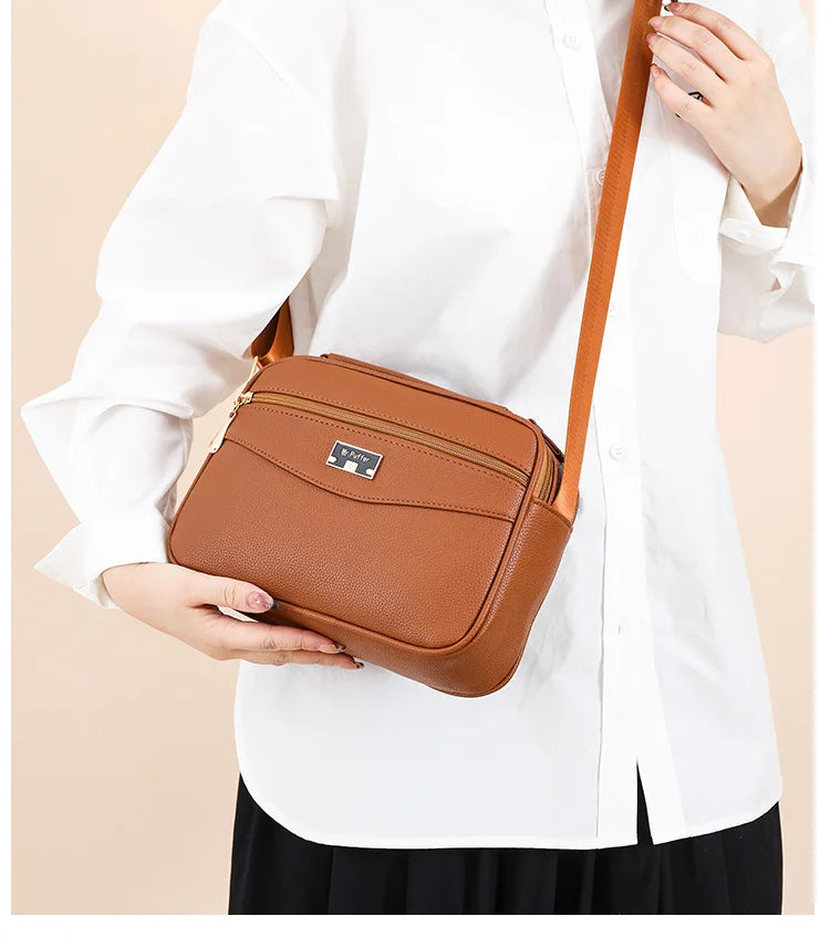Large Capacity Foreign Trade PU Small Square Bag | New Women's Simple Handbag & Versatile Crossbody Purse