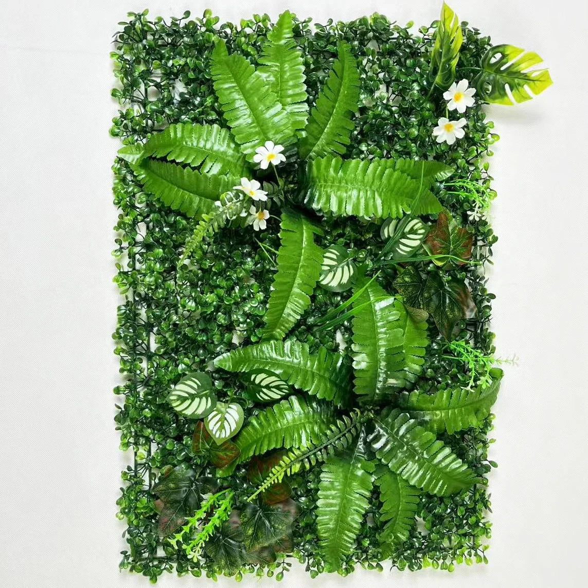 1pc Artificial Mat Greenery Panels Topiary Hedge Plant, Privacy Hedge Screen Suitable