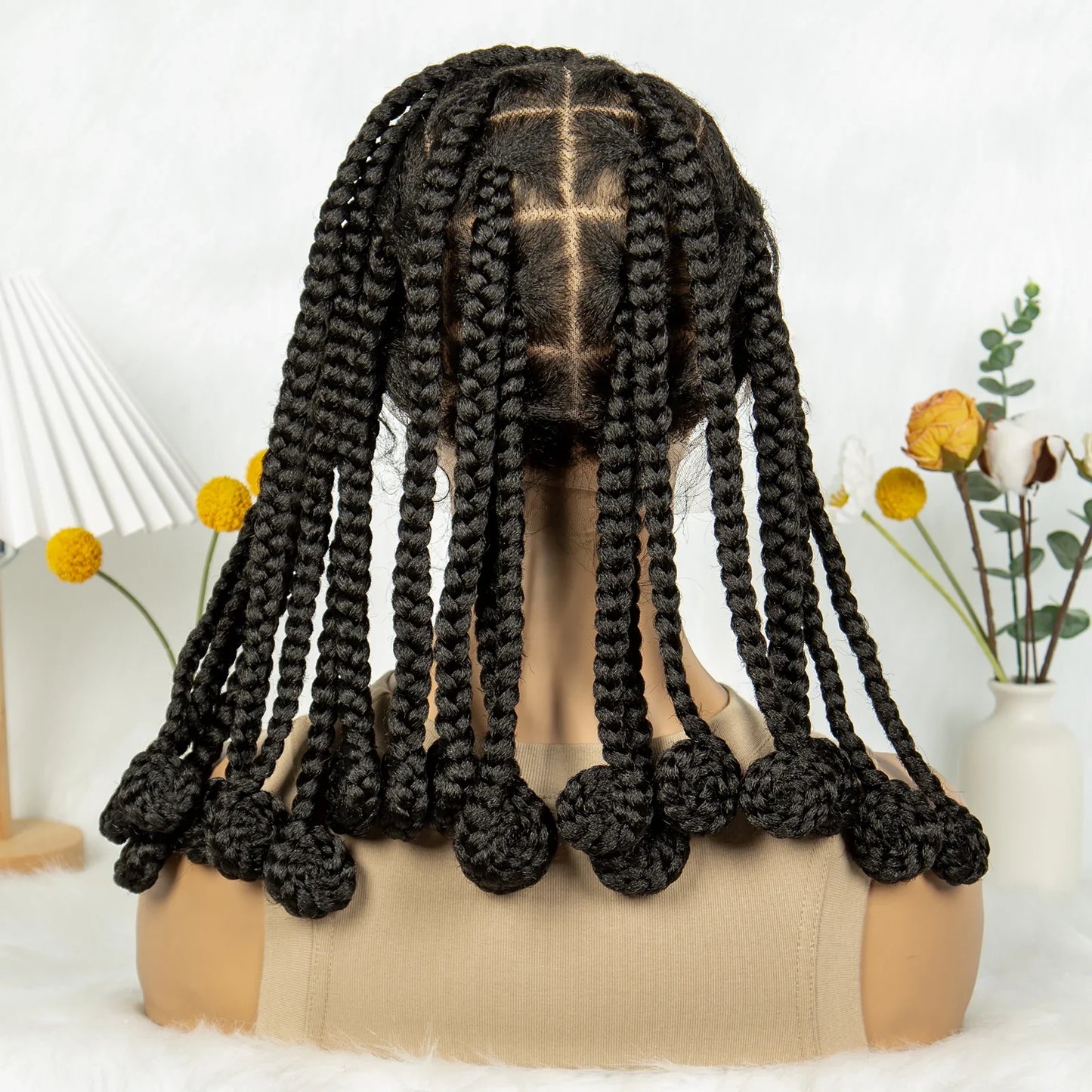 KIMA Chunky Knotless Bantu Box Braids Wig | Full Lace