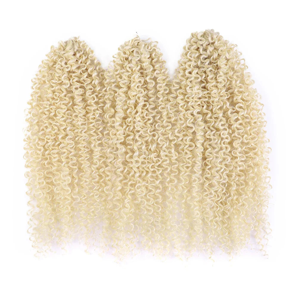 18" Magic Afro Kinky Curly Crochet Hair | Ombre Passion Twist Braids | 60 Strands/Pack | Heat Resistant