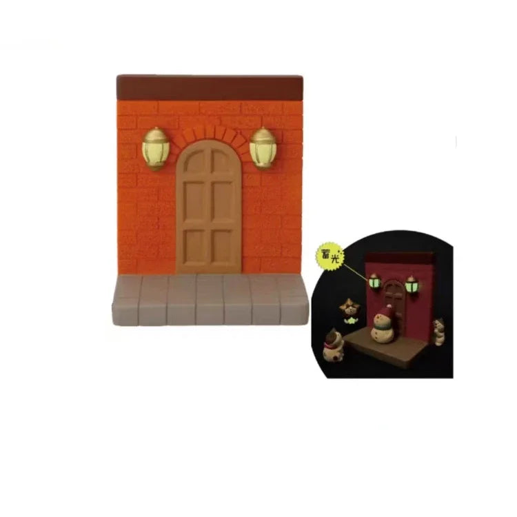 Christmas Resin Ornaments Home Scenes Trendy Toys Figurines Decorations ZAKKA Dolls Cats 2025 Small Ornaments