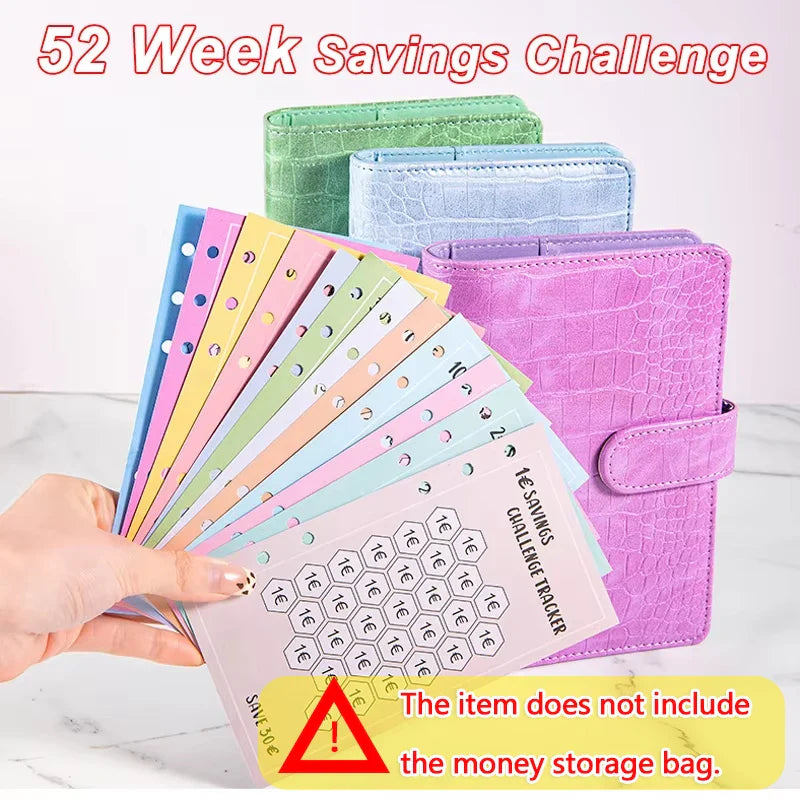 A6 100 Envelopes Eave Money, 52 Weeks Save Challenge, 30 Days Save, Euros USD Cash Envelopes Budget Planner Easy To Save