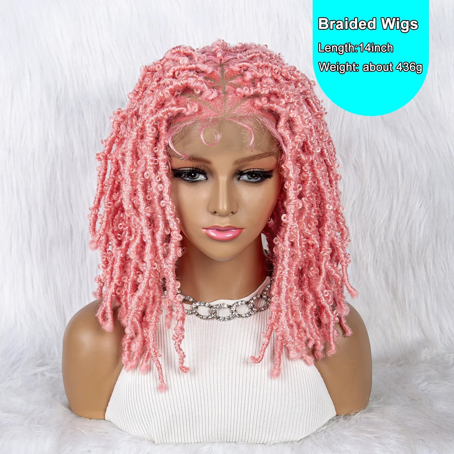 KIMA Box Braids Wig | Lace Front | Baby Hair | Synthetic Braided Wig