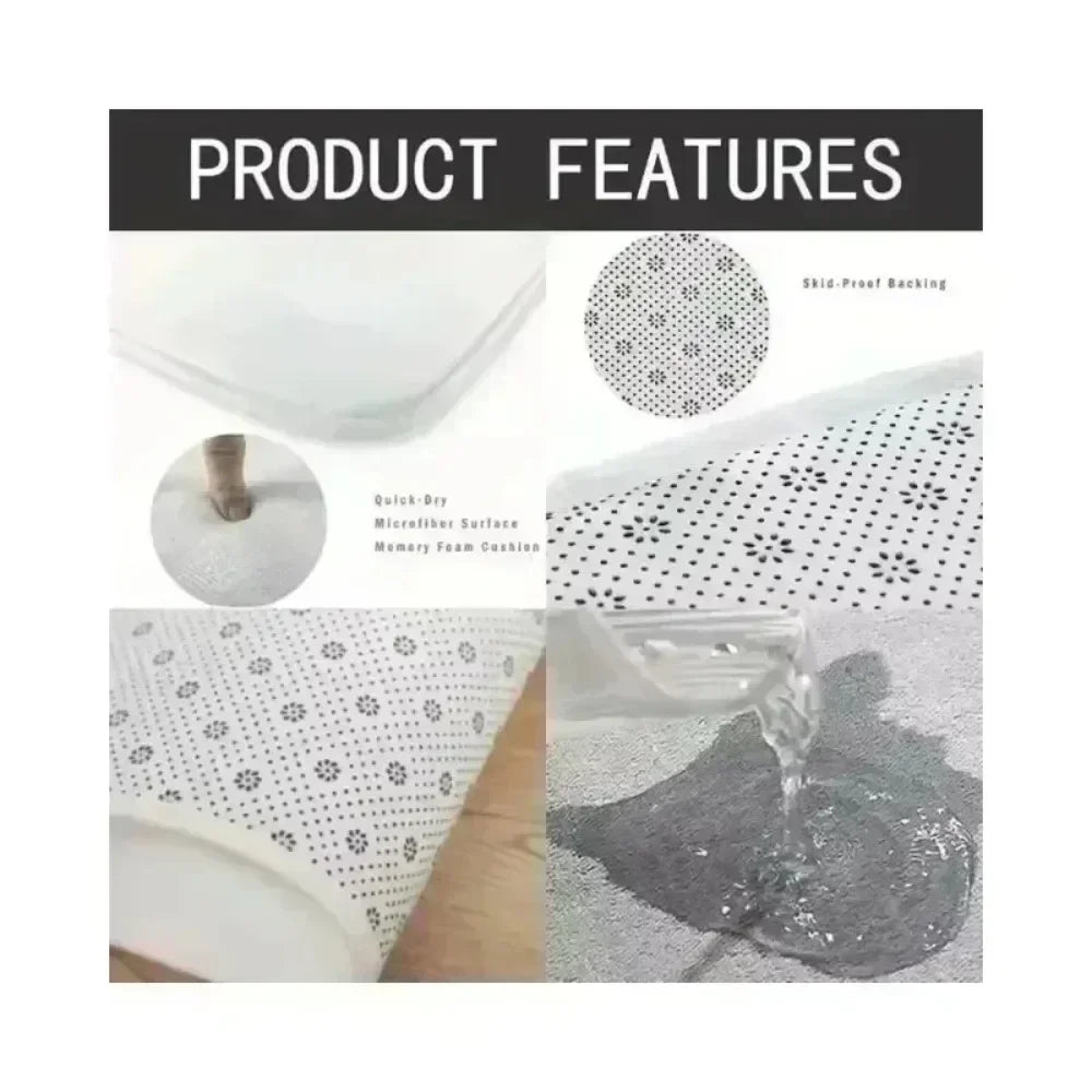 3D Optical Illusions Stone Staircase Pond Runner Rug Funny Hole Home Decor Floormat Non-Slip Soft Carpet for Hallway Living Room