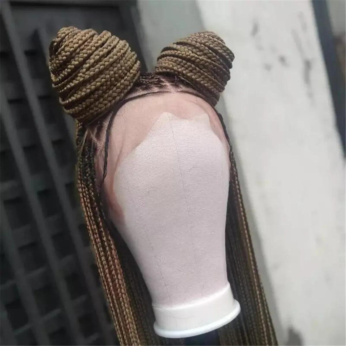 Premium Full Lace Braided Wig | Heat Resistant Synthetic Hair | Natural Look