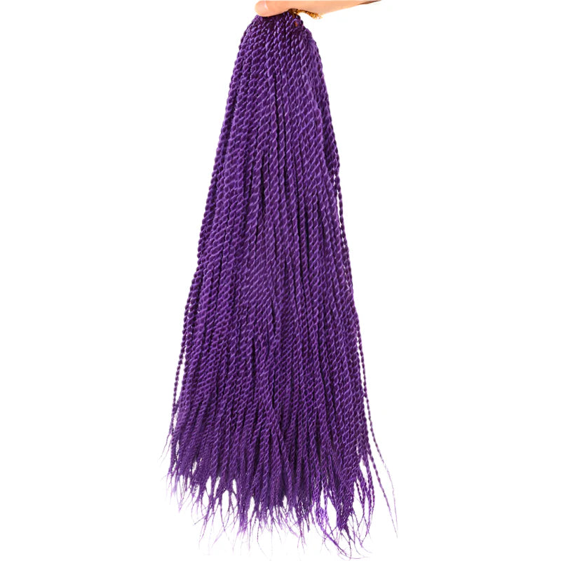 Full Star 30 Strand Pre-Twist Crochet Braids | Senegalese Twist | Ombre