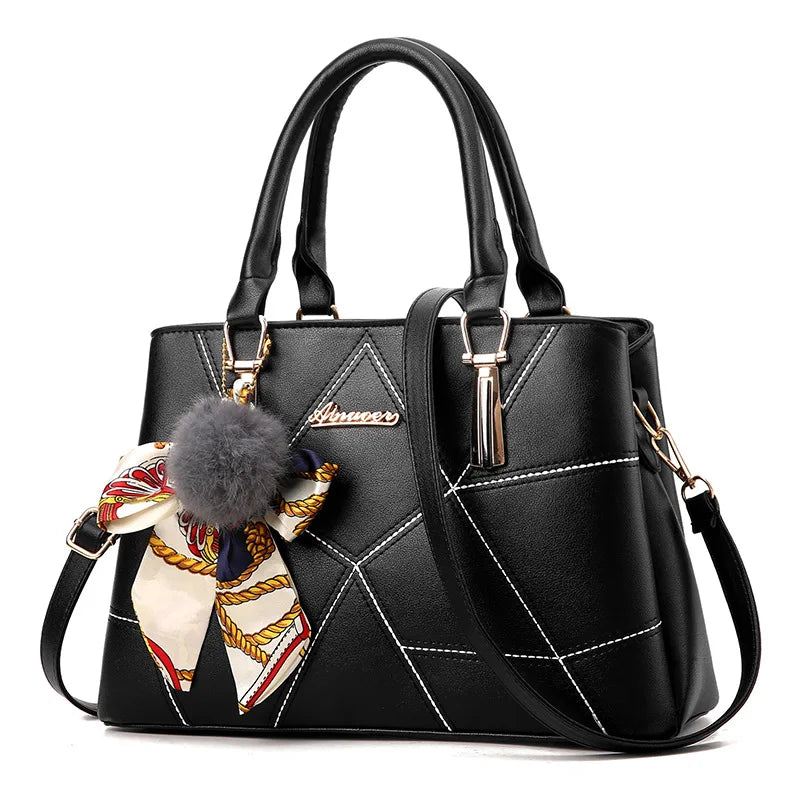 Quality Leather Women's Handbags | Trend Women's Designer Shoulder Crossbody Bag & Beach Tote Bag (Luxury Messenger Bags)