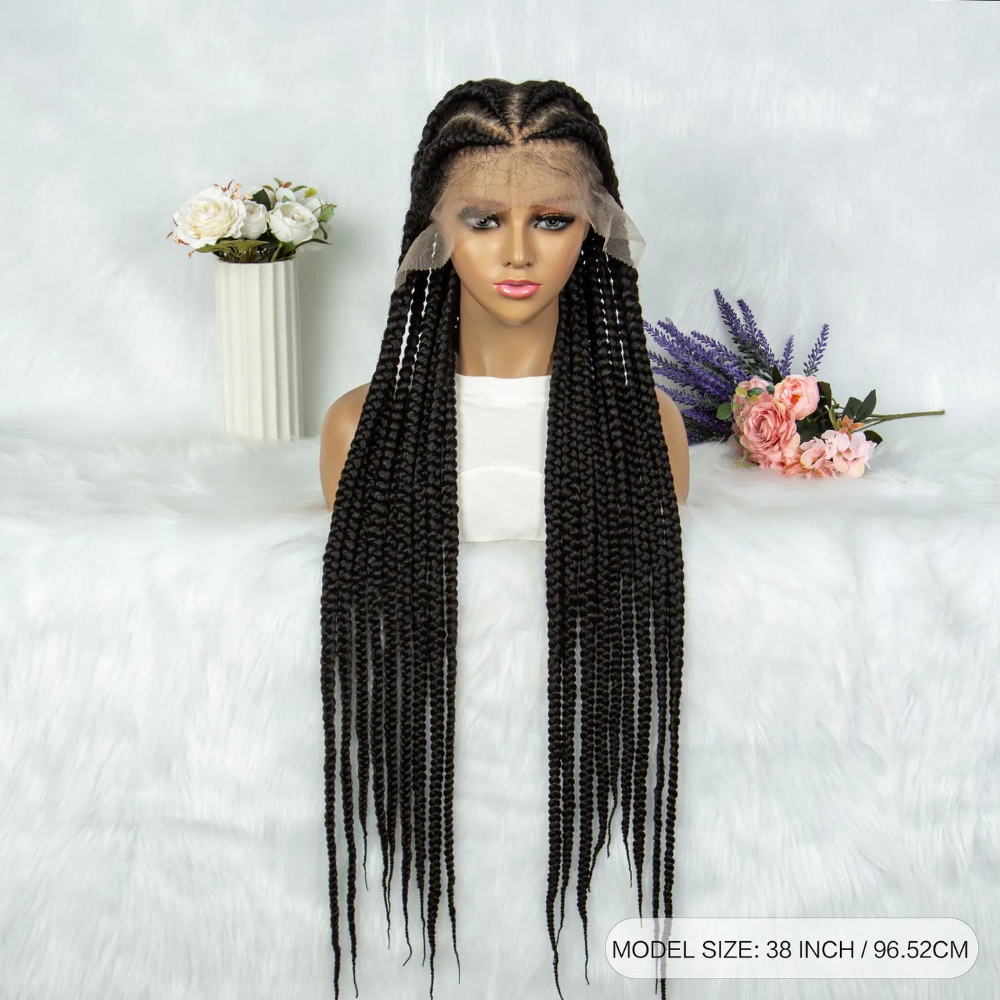 KIMA Boho Knotless Box & Twisted Dreadlocks Wig | Full Lace