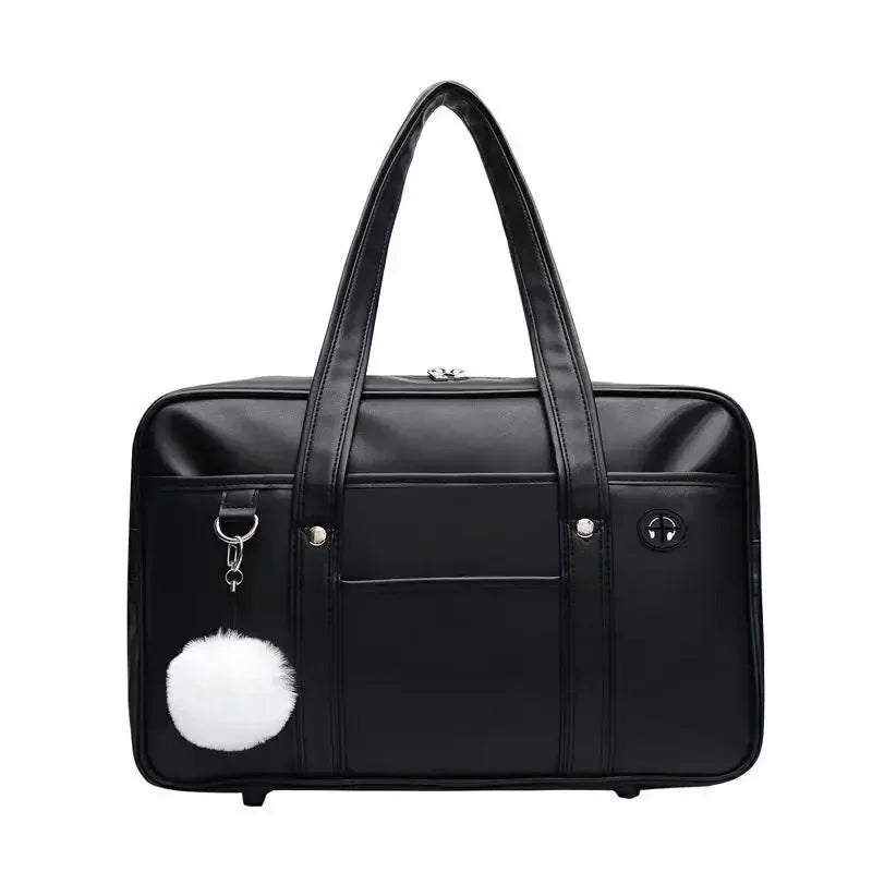 Japanese 2D Student JK Uniform Bag | Girl PU Backpack & COS Waterproof Shoulder Crossbody Bag