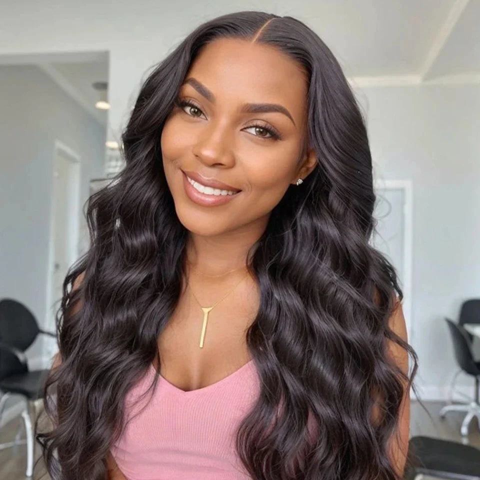 Rebecca Body Wave Transparent T-Part Lace Front Wig | Brazilian Human Hair "Wear To Go" (On Sale)