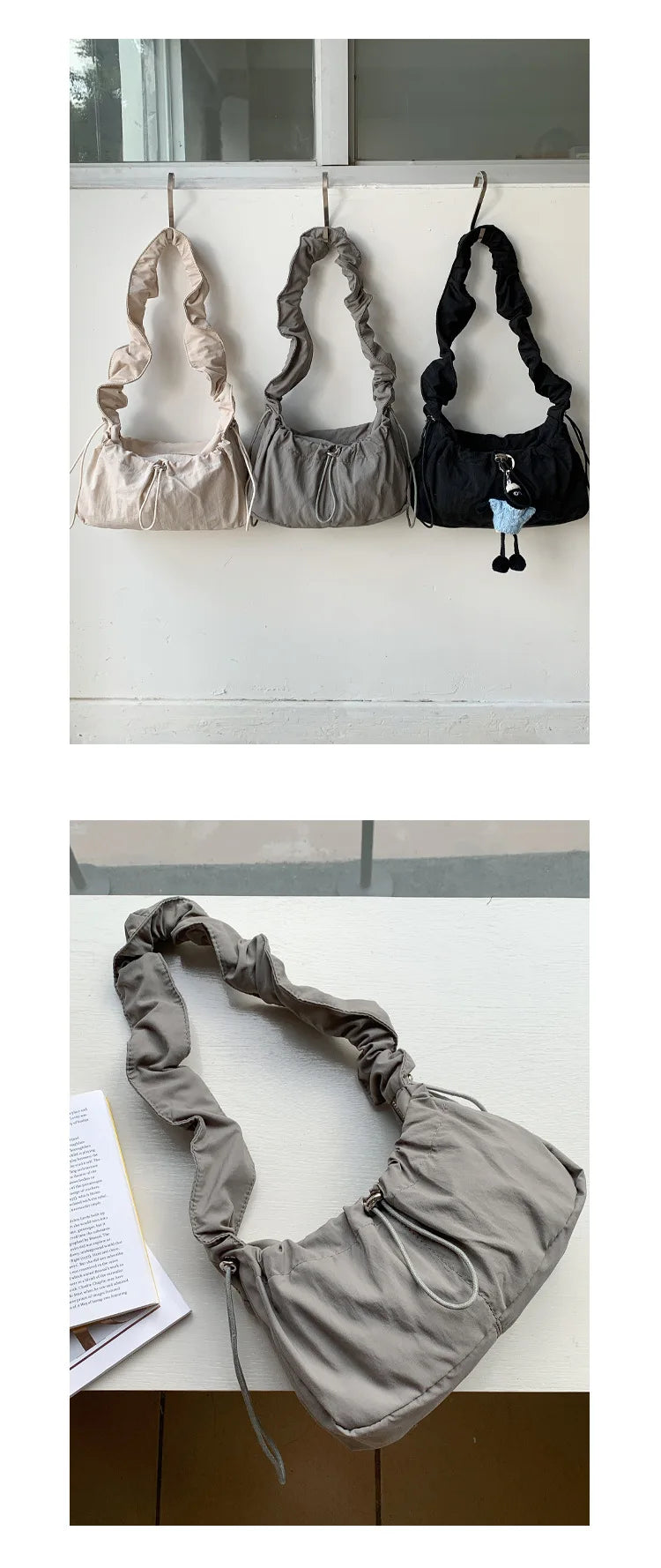 Simple Fashion Fold Shoulder Bag | Vintage Casual Designer Underarm Crossbody Bag (New Luxury High Quality Handbags & Purses)