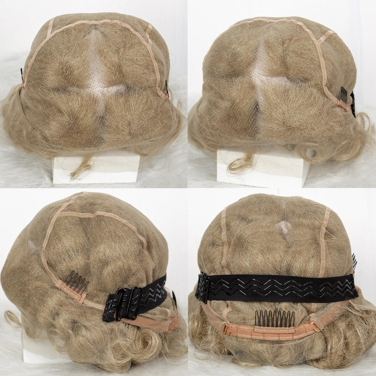 Short Cute Bantu Knotless Braids Wig | Transparent Full Lace | Handmade
