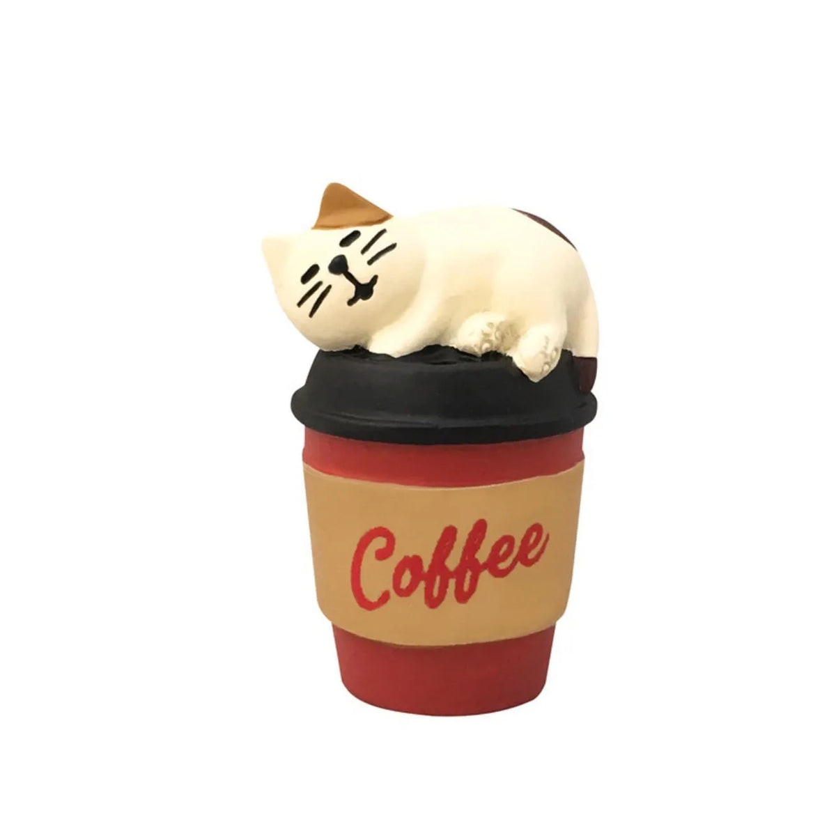 1pc ZAKKA Japanese Cat Food Bakery Coffee Shop Scene Decoration Resin Crafts Small Ornaments Croissant Donut Dessert Cupcake