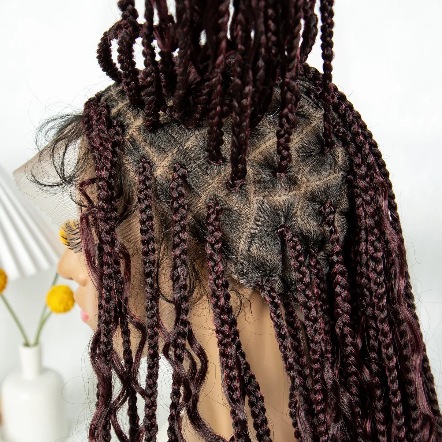 KIMA Box Twisted Dreadlocks Wig | Full Lace Front with Baby Hair