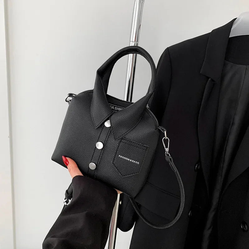 Designer Style Square Compact Shoulder & Crossbody Bag | High Quality PU Leather Handbag for Women (Zipper Closure, Unique Design)