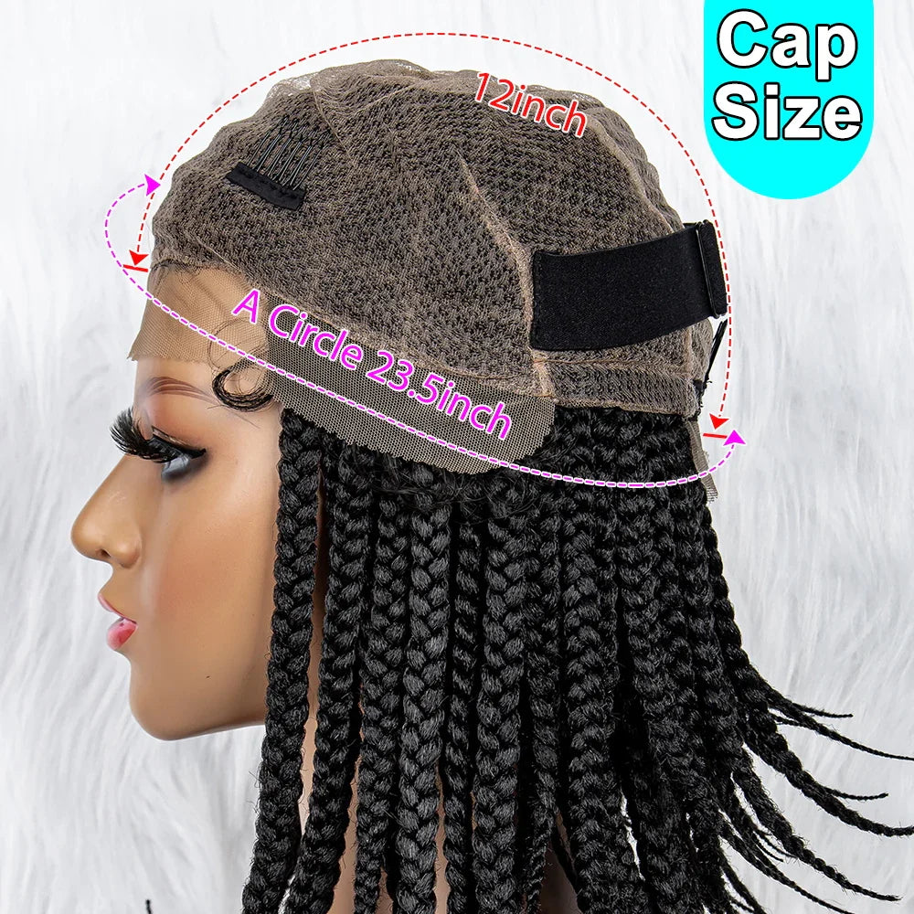 KIMA Short Butterfly Twisted Dreadlocks Wig | Full Lace