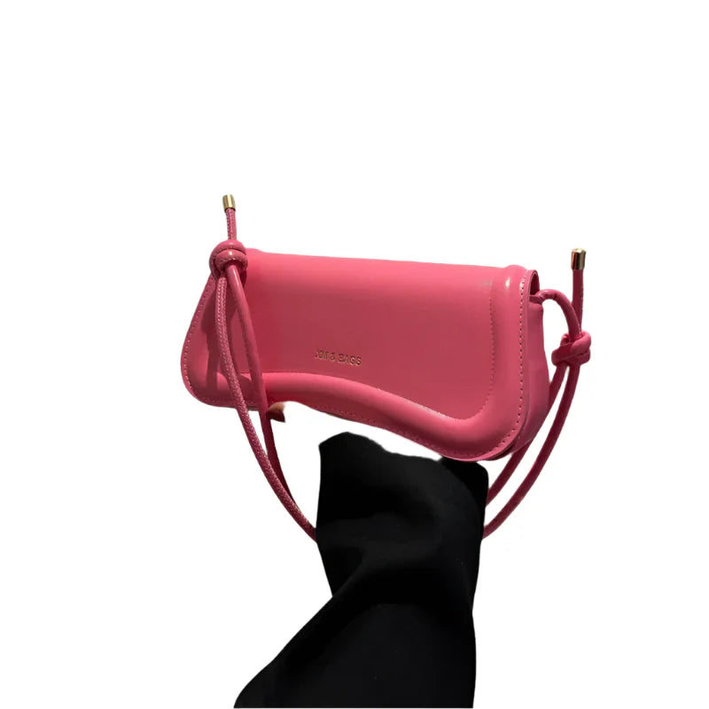 Ladies Shoulder & Crossbody Bags | PU Leather Women's Underarm Bags & Solid Color Small Top-Handle Purse (Female Daily Handbags)