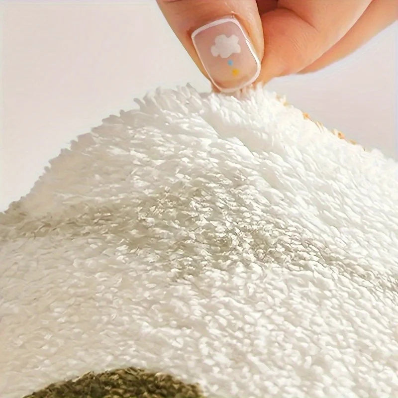 VIKAMA Soft Warm Bedside Floor Mat Simple High-End Bedroom Sofa Carpet Washable Waterproof Carpet Suitable Room Rug Home Decorat