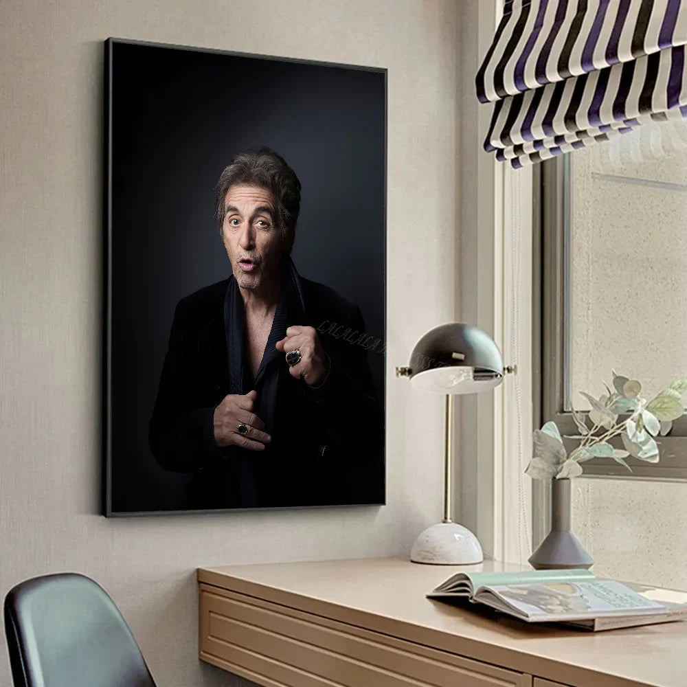 Al Pacino Poster HD Posters Home Room Bar Cafe Decor Art Wall Painting Picture