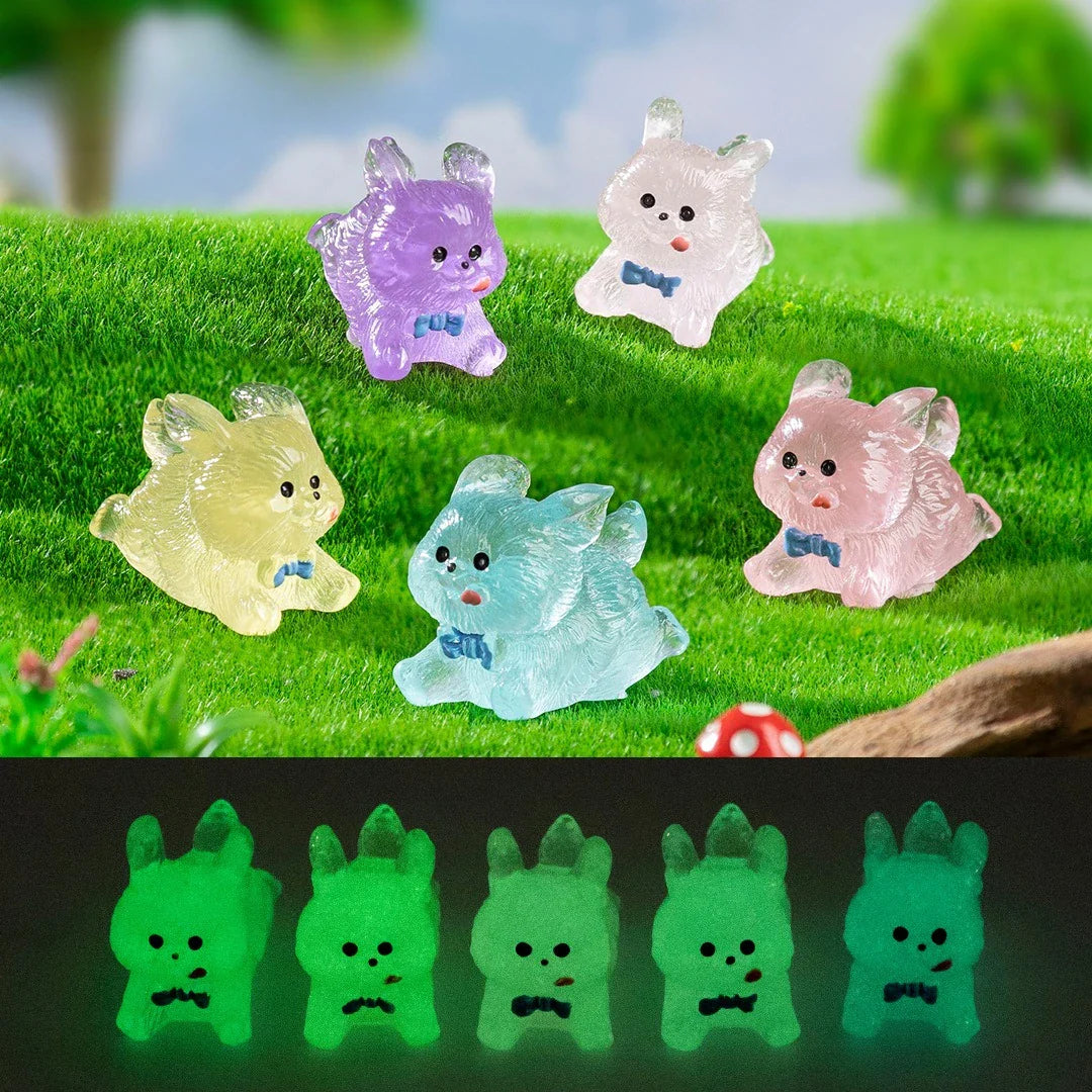 5-10pc Figurines Miniatures Cute Dog Micro Landscape Ornaments For Home Decorations Kawaii Puppy Car Desk Decor Room Accessories