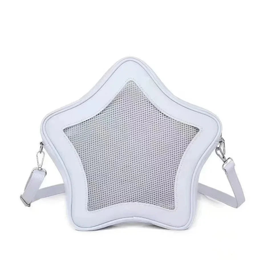 Original Cute Kawaii Ita Bag | Anime Five Pointed Star Two-dimensional Crossbody Bag &amp; Street Fashion Ulzzang Shoulder Bag