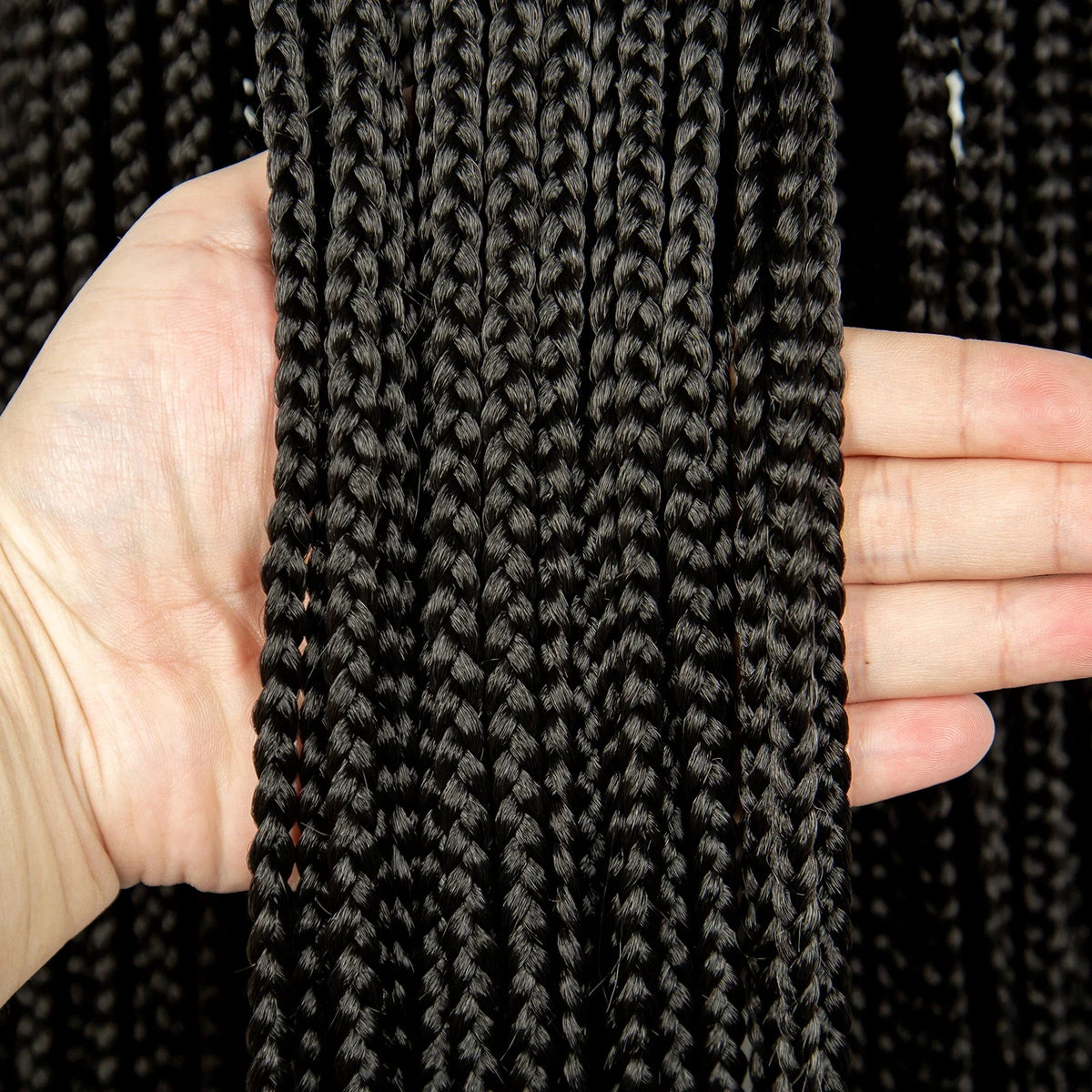 Full Lace Cornrow Knotless Box Braids Wig with Baby Hair