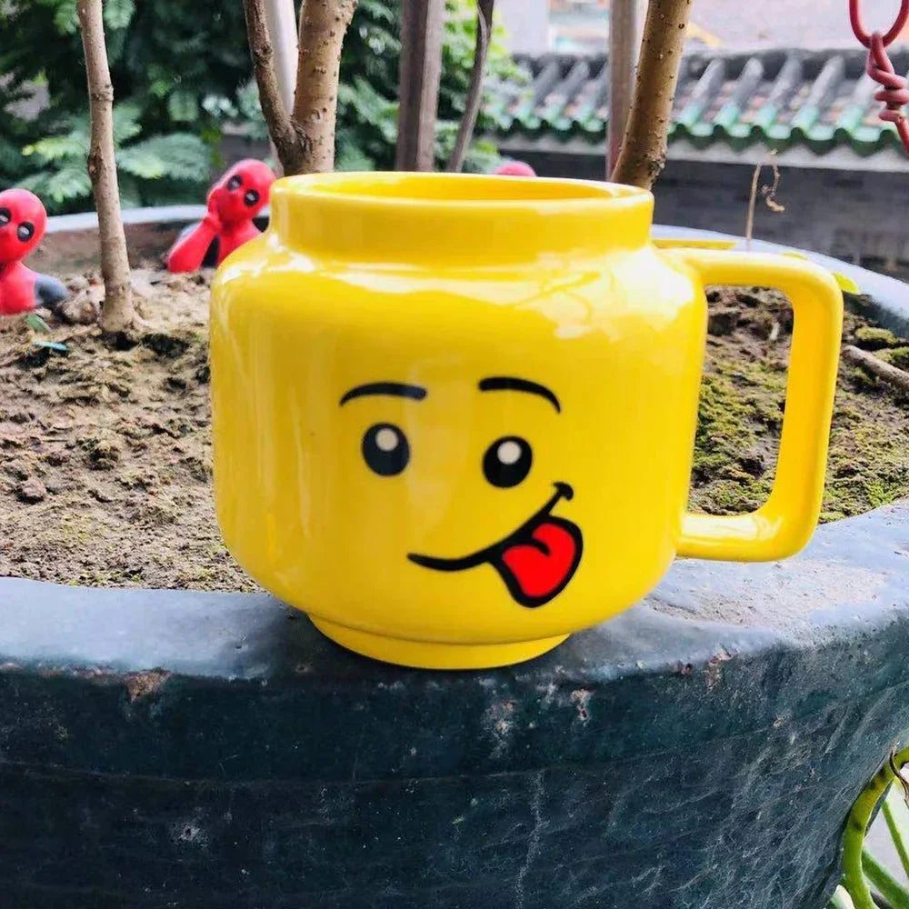 Cute Design Face Expression Ceramic Mug Christmas Gift Box Funny  Mug Ideal Gift for New Year Creative and Unique Gift