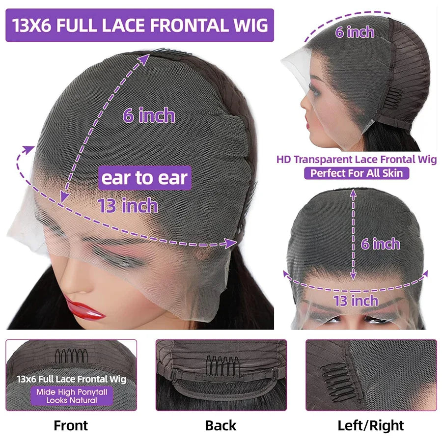 Reddish Brown 13x6 HD Lace Frontal Wig | 250% Density Body Wave