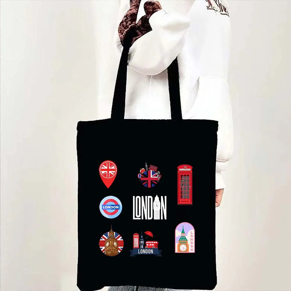 Woman's Large Capacity Canvas Tote Bag | Stylish Travel & Shopping Shoulder Handbag (Work, Gym, Grocery, Eco-Friendly)