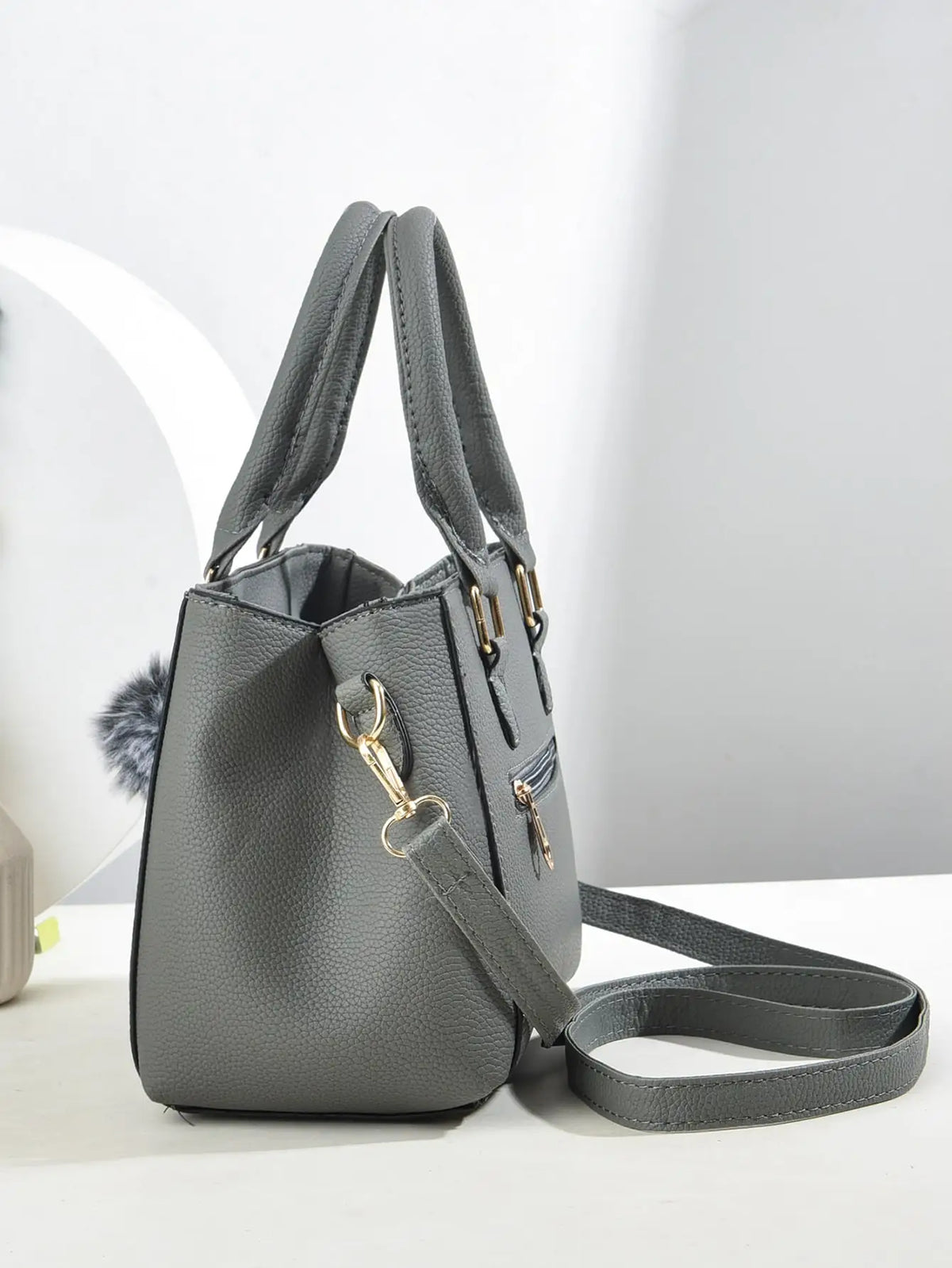 Fashionable Large Capacity Embroidered Crossbody Bag for Women | PU Leather Handbag for Daily Use & Business