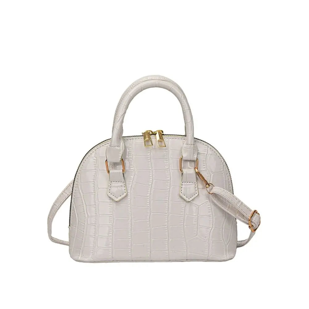 Retro Fashion PU Leather Shoulder Bag | New Women's Waterproof Crocodile Pattern Versatile Crossbody Bag