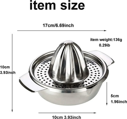 Stainless Steel Lemon Squeezer Manual Juicer For Orange Lemon Squeezer Reamers Fruit Vegetable Squeezer Cup Kitchen Tool