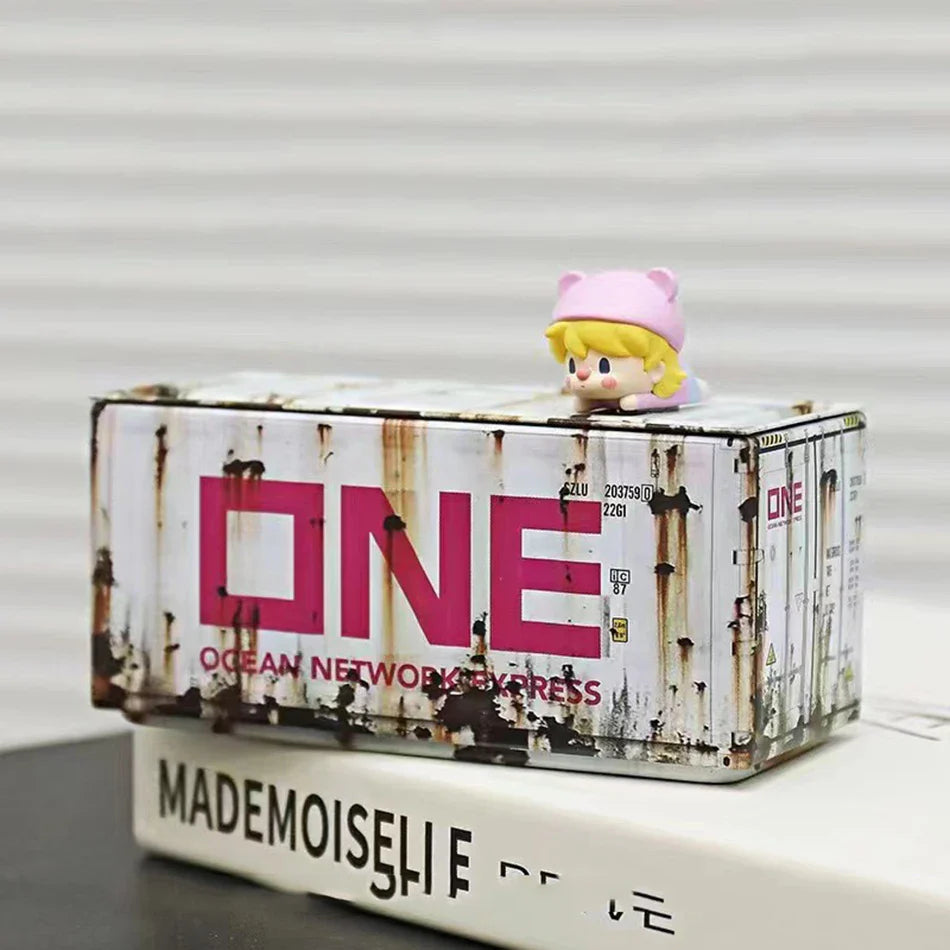 Mini Iron Storage Box Miniature Storage Iron Box Creative Decoration Collect Small Item Desktop Mini Container Model Xmas Gifts