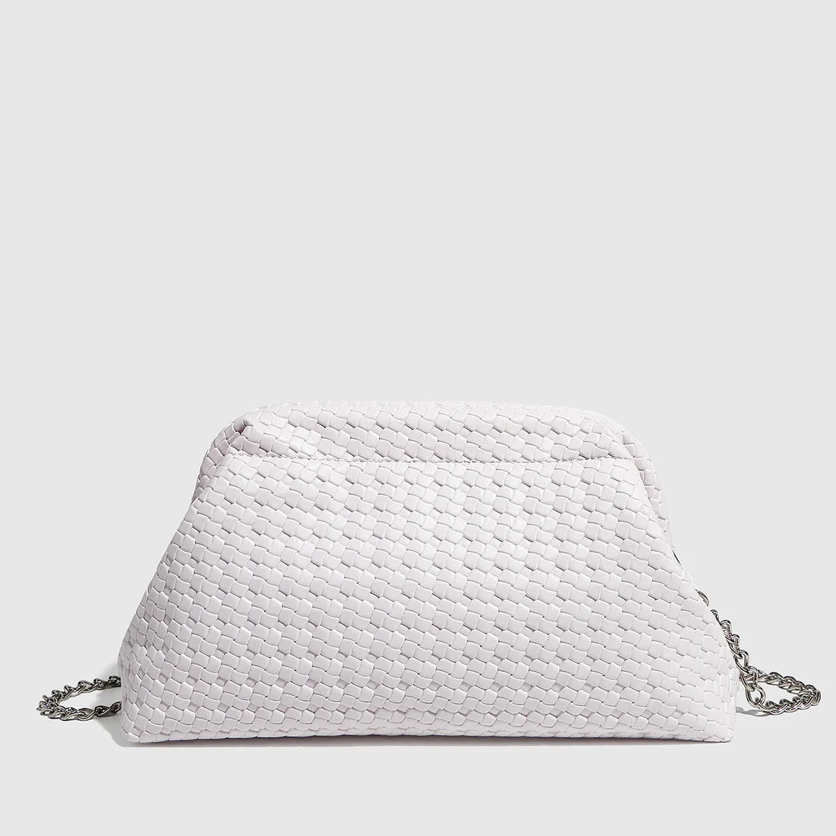 High-End Retro Woven Embossed Handbag | Solid Color Portable Large Capacity Cloud Bag (Dinner Bag, Perfect for Parties, Crossbody)