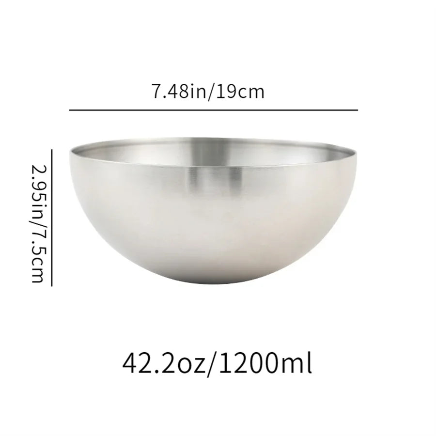 Multi Functional Stainless Steel Vegetable Bowl, Egg Mixing Bowl, Drain Basket, Soup Basin, Kitchen Cooking And Storage Tool
